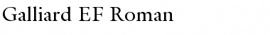 Download Galliard EF Roman Font Download Galliard EF Roman Font