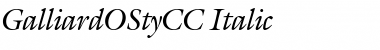 Download GalliardOStyCC Font Download GalliardOStyCC Font