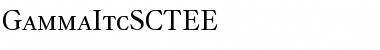 Download GammaItcSCTEE Font Download GammaItcSCTEE Font