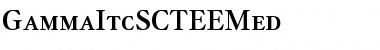 Download GammaItcSCTEEMed Font Download GammaItcSCTEEMed Font