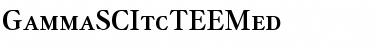 Download GammaSCItcTEEMed Font Download GammaSCItcTEEMed Font