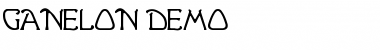 Download Ganelon Demo Font Download Ganelon Demo Font