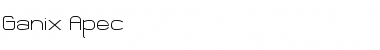 Download Ganix Apec Font Download Ganix Apec Font