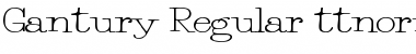 Download GANTURY Font Download GANTURY Font