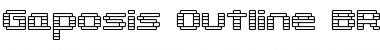 Download Gaposis Outline BRK Font Download Gaposis Outline BRK Font