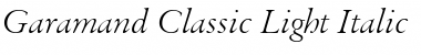 Download Garamand Classic Light Font Download Garamand Classic Light Font