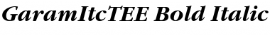 Download GaramItcTEE Bold Italic Font Download GaramItcTEE Bold Italic Font
