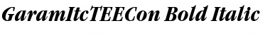 Download GaramItcTEECon Bold Italic Font Download GaramItcTEECon Bold Italic Font