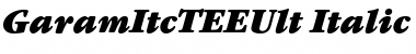 Download GaramItcTEEUlt Font Download GaramItcTEEUlt Font