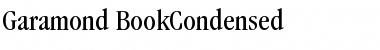 Garamond BookCondensed Font