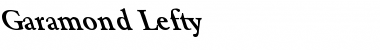 Download Garamond Lefty Font Download Garamond Lefty Font