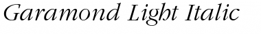 Download Garamond Light Font Download Garamond Light Font