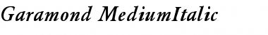 Download Garamond-MediumItalic Font Download Garamond-MediumItalic Font
