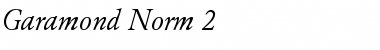 Download Garamond-Norm 2 Font Download Garamond-Norm 2 Font