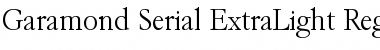 Download Garamond-Serial-ExtraLight Font Download Garamond-Serial-ExtraLight Font