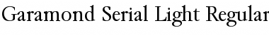 Download Garamond-Serial-Light Font Download Garamond-Serial-Light Font