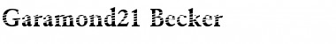 Download Garamond21 Becker Font Download Garamond21 Becker Font