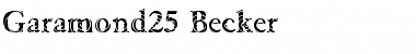 Download Garamond25 Becker Font Download Garamond25 Becker Font