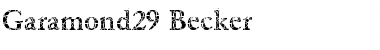 Download Garamond29 Becker Font Download Garamond29 Becker Font