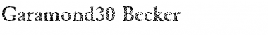 Download Garamond30 Becker Font Download Garamond30 Becker Font