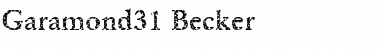 Download Garamond31 Becker Font Download Garamond31 Becker Font