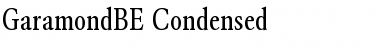 Download GaramondBE-Condensed Font Download GaramondBE-Condensed Font
