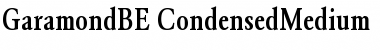 Download GaramondBE-CondensedMedium Font Download GaramondBE-CondensedMedium Font