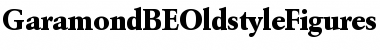 Download GaramondBEOldstyleFigures Font Download GaramondBEOldstyleFigures Font