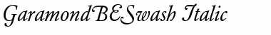 Download GaramondBESwash Font Download GaramondBESwash Font