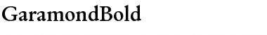 Download GaramondBold Font Download GaramondBold Font