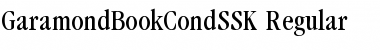 Download GaramondBookCondSSK Font Download GaramondBookCondSSK Font