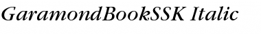 Download GaramondBookSSK Font Download GaramondBookSSK Font