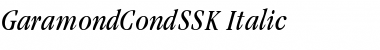Download GaramondCondSSK Font Download GaramondCondSSK Font