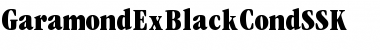 Download GaramondExBlackCondSSK Font Download GaramondExBlackCondSSK Font