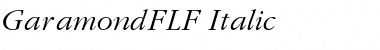 Download GaramondFLF-Italic Font Download GaramondFLF-Italic Font