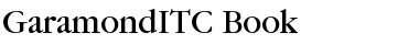 Download GaramondITC Font Download GaramondITC Font