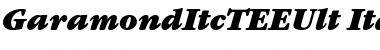 Download GaramondItcTEEUlt Font Download GaramondItcTEEUlt Font