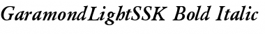 Download GaramondLightSSK Font Download GaramondLightSSK Font