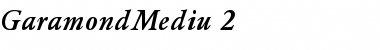 Download GaramondMediu 2 Font Download GaramondMediu 2 Font