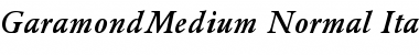 Download GaramondMedium-Normal-Italic Font Download GaramondMedium-Normal-Italic Font