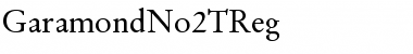 Download GaramondNo2TReg Font Download GaramondNo2TReg Font