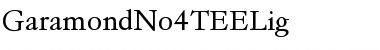 Download GaramondNo4TEELig Font Download GaramondNo4TEELig Font