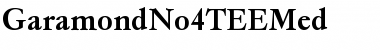 Download GaramondNo4TEEMed Font Download GaramondNo4TEEMed Font