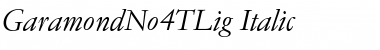 Download GaramondNo4TLig Font Download GaramondNo4TLig Font