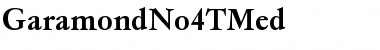 Download GaramondNo4TMed Font Download GaramondNo4TMed Font