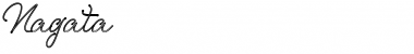 Download Nagata Font Download Nagata Font