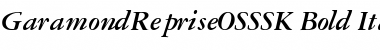 Download GaramondRepriseOSSSK Font Download GaramondRepriseOSSSK Font