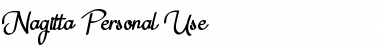 Download Nagitta Personal Use Font Download Nagitta Personal Use Font