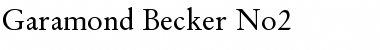 Download Garamond Becker No2 Font Download Garamond Becker No2 Font
