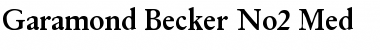 Download Garamond Becker No2 Med Font Download Garamond Becker No2 Med Font
